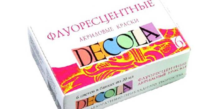 Tintas acrílicas fluorescentes de Decola