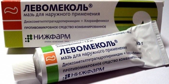 Iepakojuma ziede Levomikol