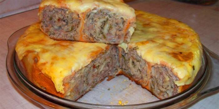 Casserole Lavash à la viande