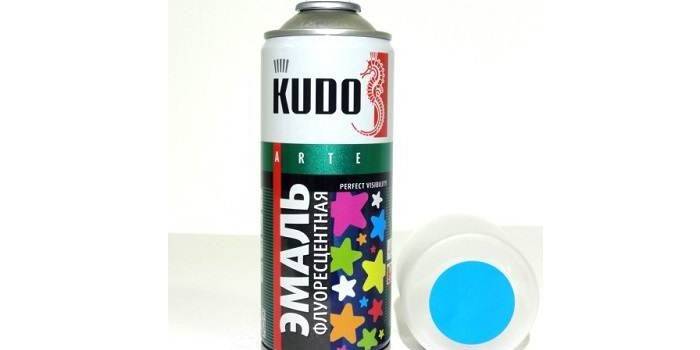 Esmalte fluorescente em aerossol