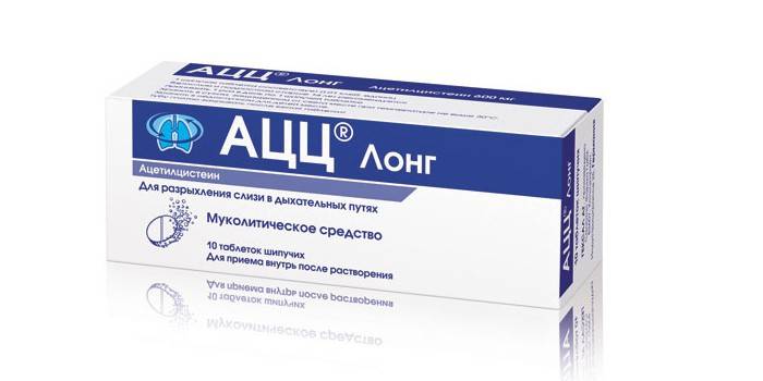 Imballaggio del farmaco ACC-lungo