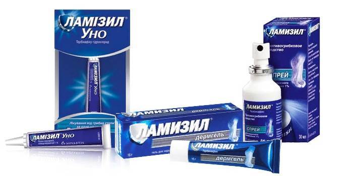 Thuốc Lamisil dưới nhiều hình thức phát hành