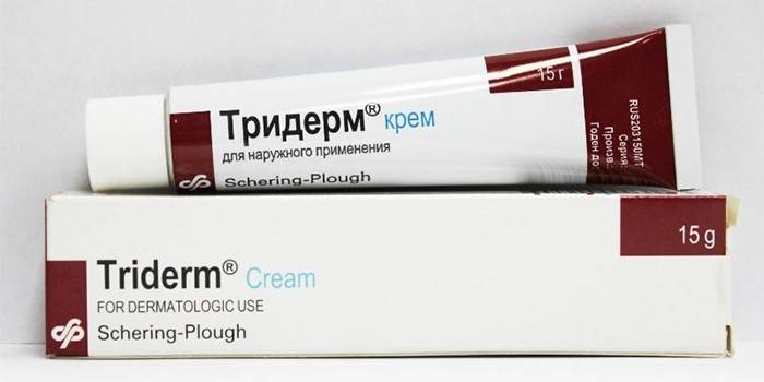 Cream Triderm v balení