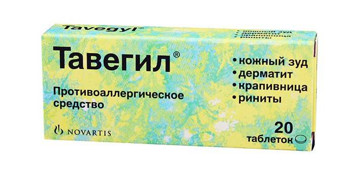 Paketteki Tavegil tabletleri