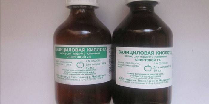 Salicylsyreflasker