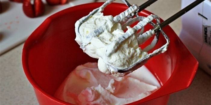 Panna montata e mixer