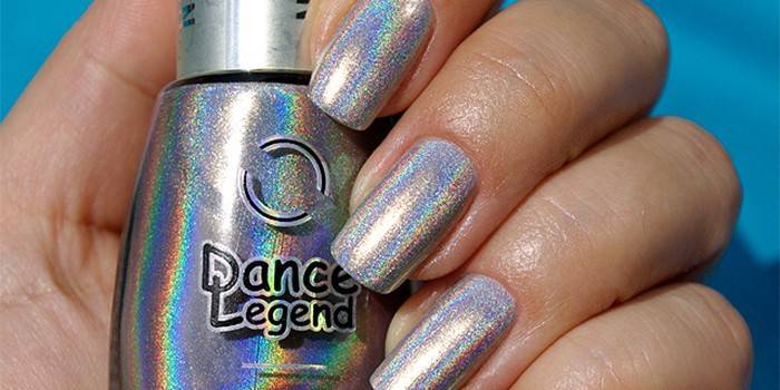 Leggenda della danza olografica Argento splendente