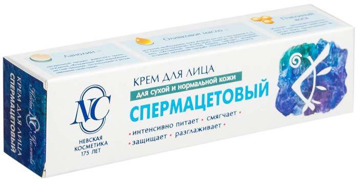 Crema de spermaceti ambalate