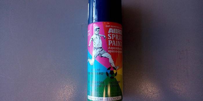 Spray de tinta em aerossol
