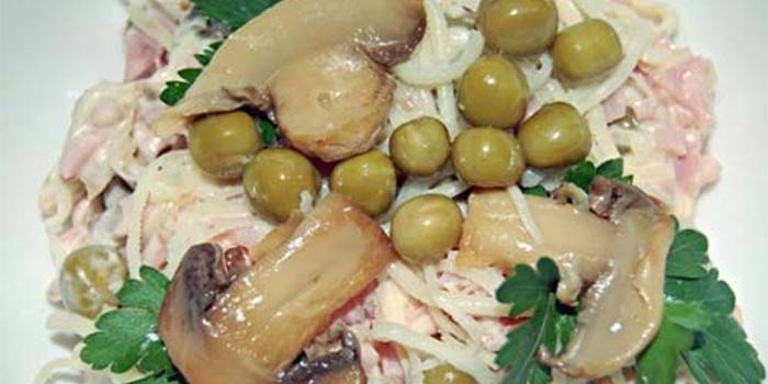 Са мајонезом и печуркама