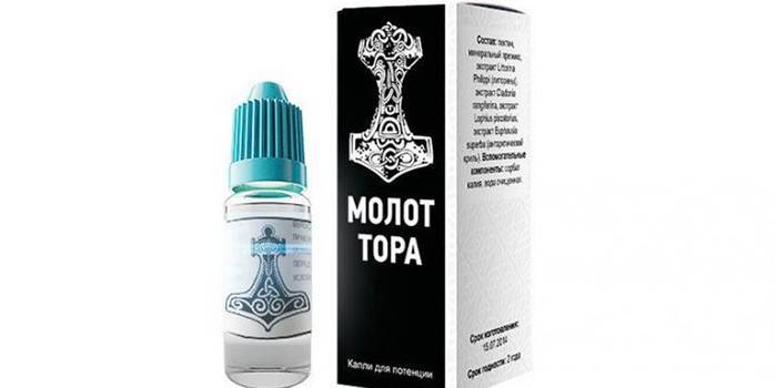 Lašai „Thor“ plaktuko pakuotėje