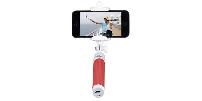 „Selfie“ lazdelė „INTER-STEP MP-115B Red“
