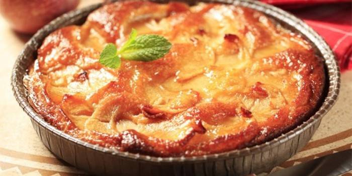 Apfelkuchen geformt