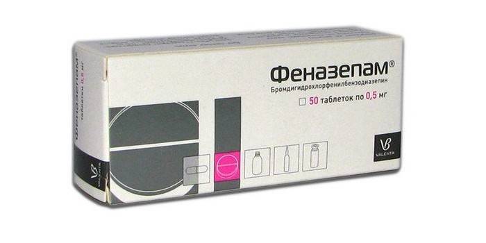 Phenazepam trong gói