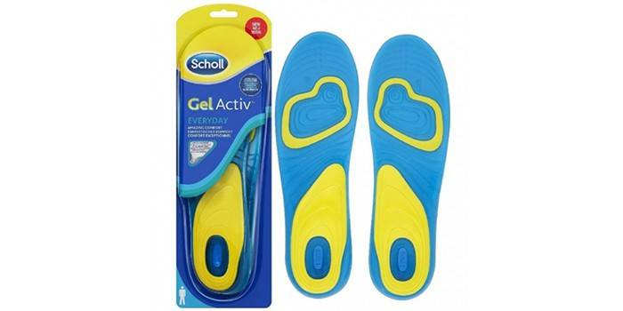 Ortopediset pohjalliset geeliä Scholl Activ Gel EveryDay