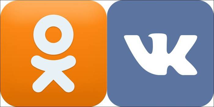Icone di Odnoklassniki e Vkontakte