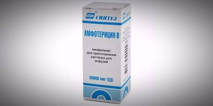 Amfoterisiini B-infuusioliuos pakkausta kohden