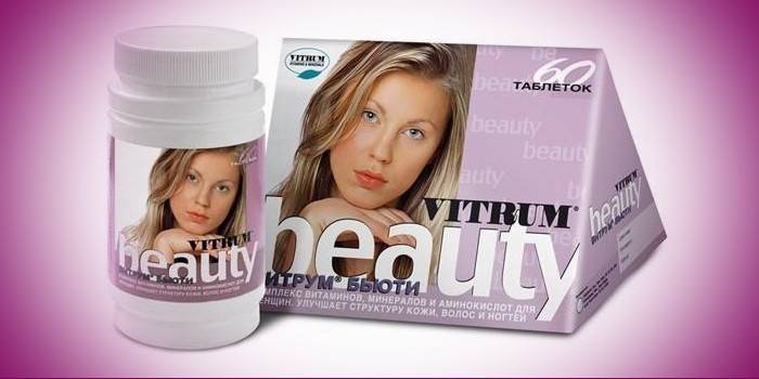 Complexul Vitrum Beauty în ambalaje