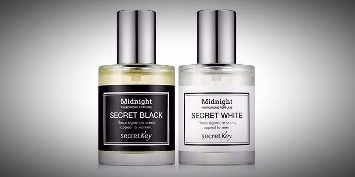 Männliche und weibliche Parfums mit Pheromonen