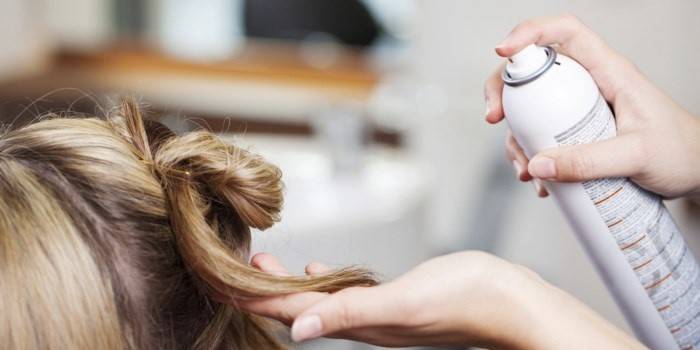Spray de cabelo
