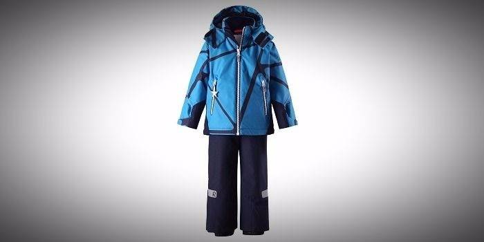 Jaqueta e calças de inverno para o menino