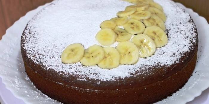 Schokoladen-Bananen-Torte