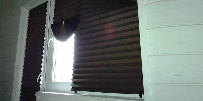 Cortinas de papel plissado