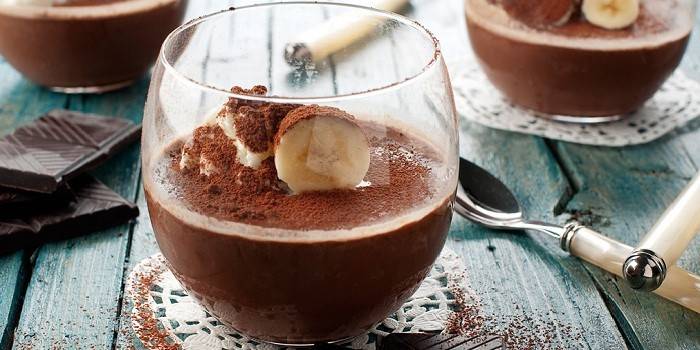 Schokolade mit Banane