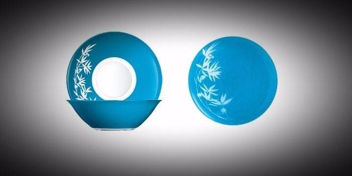 Set de placi albastru nisipate