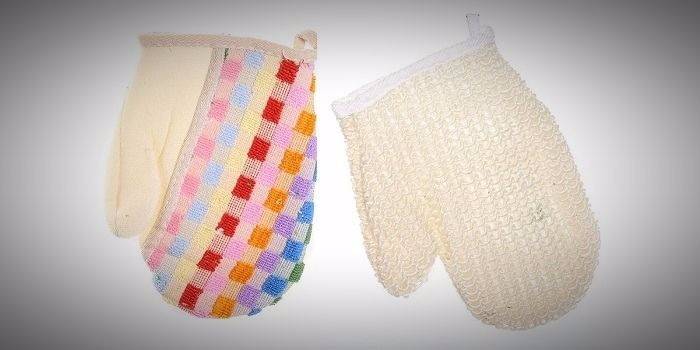 Mittens pentru spălarea corpului