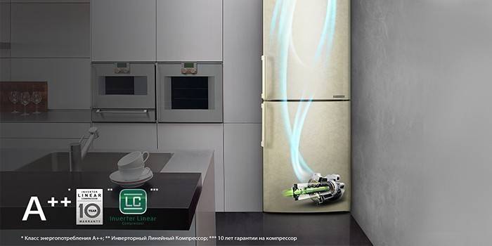 Ψυγείο inverter στην κουζίνα