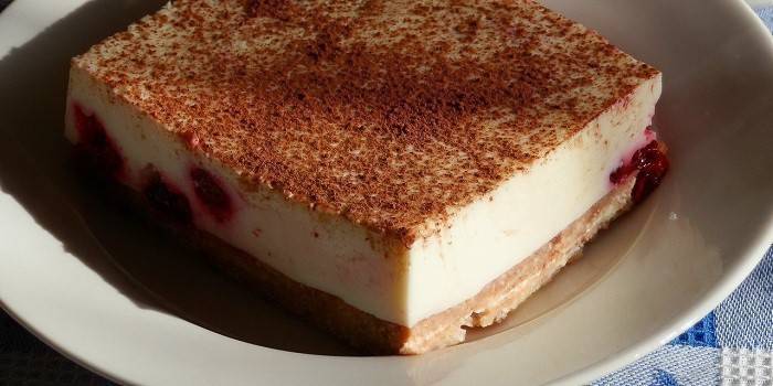 Bolo de requeijão de cacau