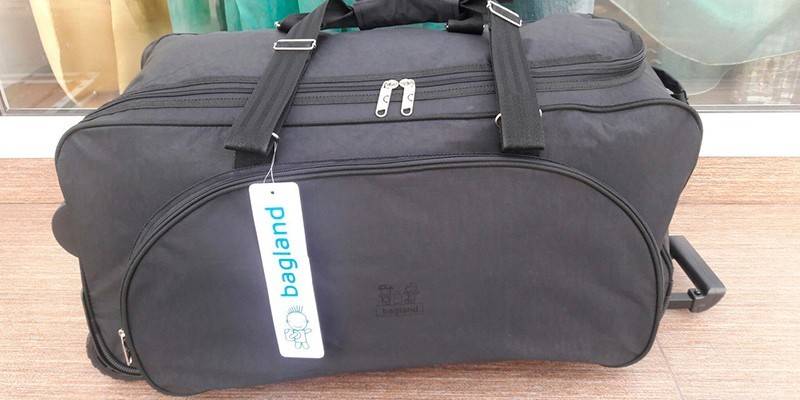 Cloth bag na may mga gulong