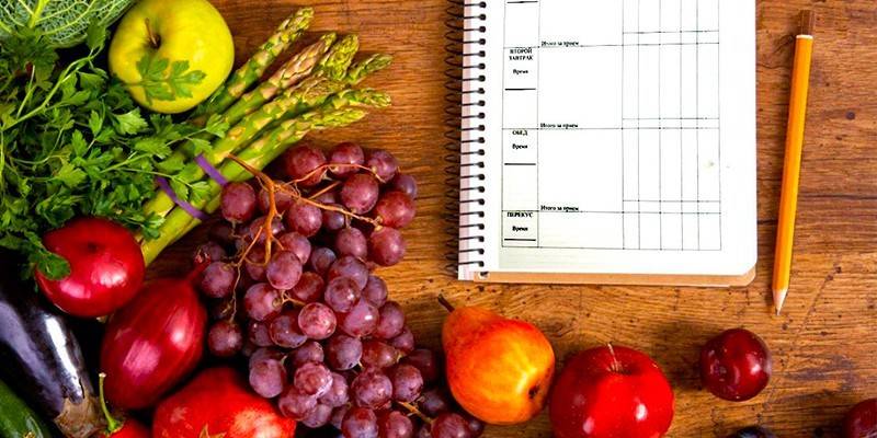 Calendrier de légumes et de régime