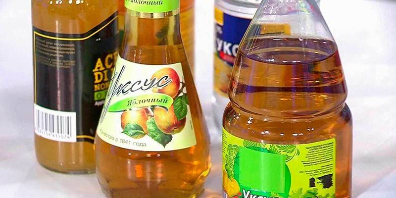 Bottled apple cider suka