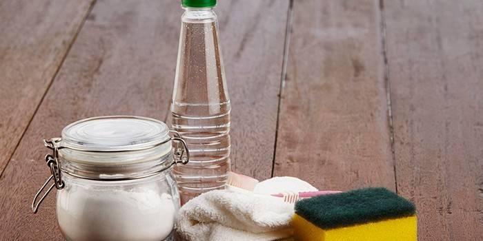 Suka at baking soda