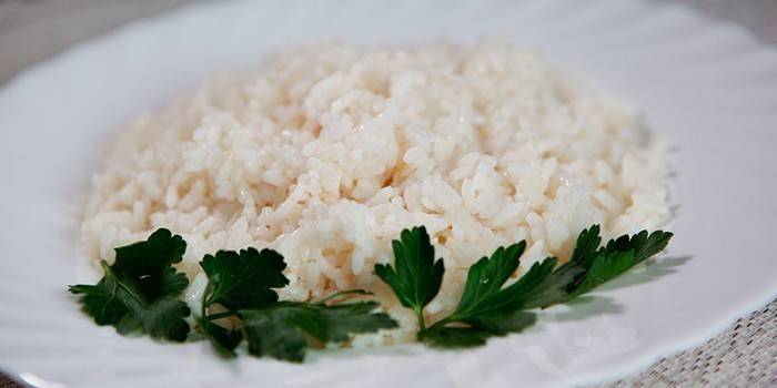 أرز مسلوق