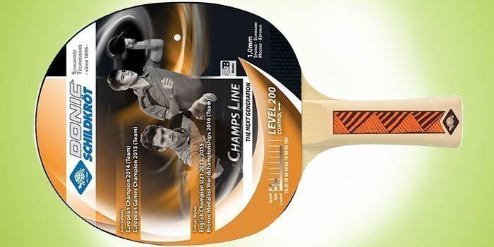 Rackets ng Ping Pong Donic Champs 200