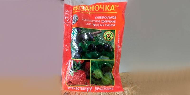 Fertilizante complexo Ryazanochka