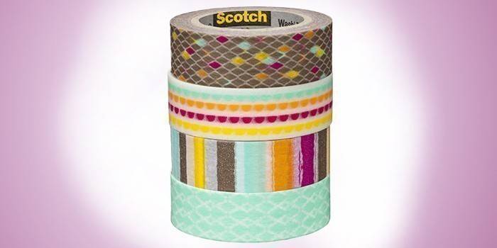 Scotch Washi dekorēšanai