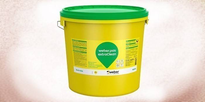 Spand med silikat Weber Pas ExtraClean gips
