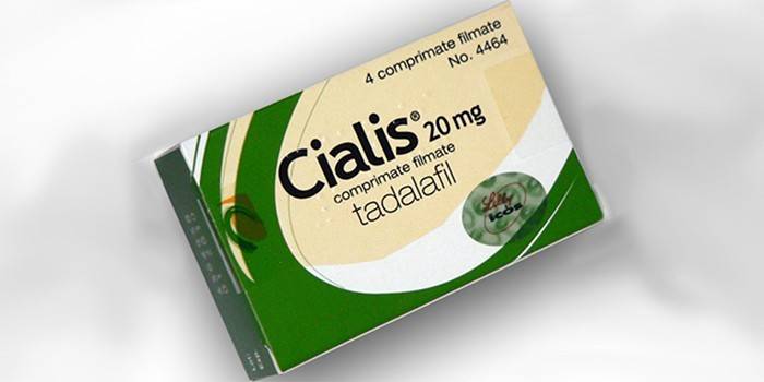 Cialis tablešu iepakojums