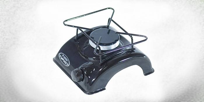 Mini-stufa a gas con un bruciatore Gefest ПГТ-1