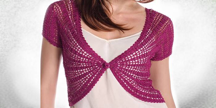 Gehäkelter Sommer Bolero