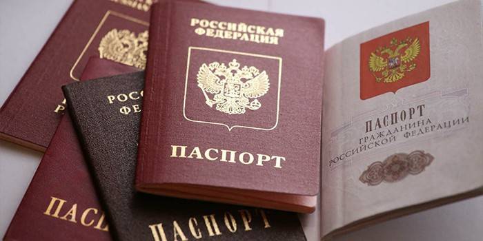 Passeports de tous les membres adultes de la famille