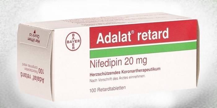 Adalat ritardare nella confezione