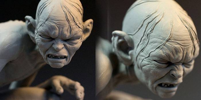 Figurină sculptată din plastilină
