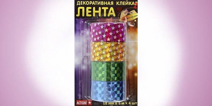 Spīdīga lente blisterī