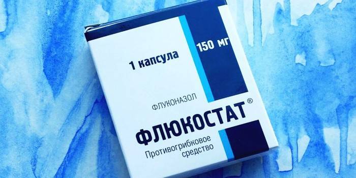 Flucostat pakkauksessa