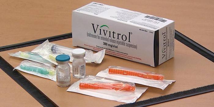 Vivitrol és fecskendők